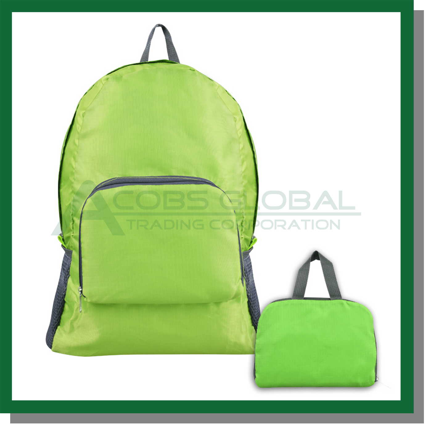 nylon foldable backpack